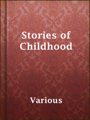 cover image of Stories of Childhood